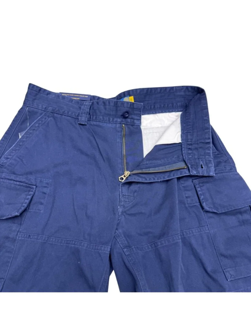 NWT $98 Polo Ralph Lauren Men's Navy Cargo Shorts 100% Cotton, Size 31